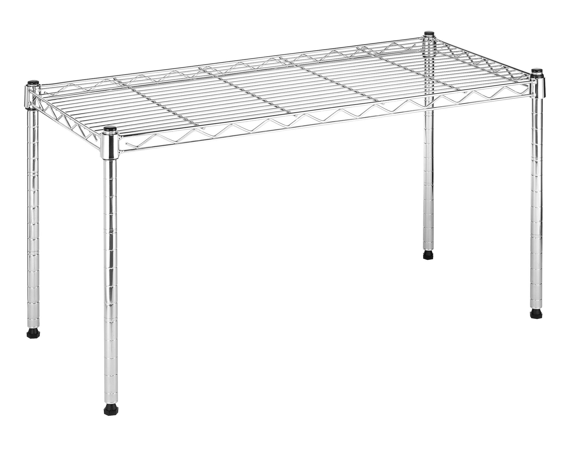 Whitmor Wide Chrome Stacking Shelf